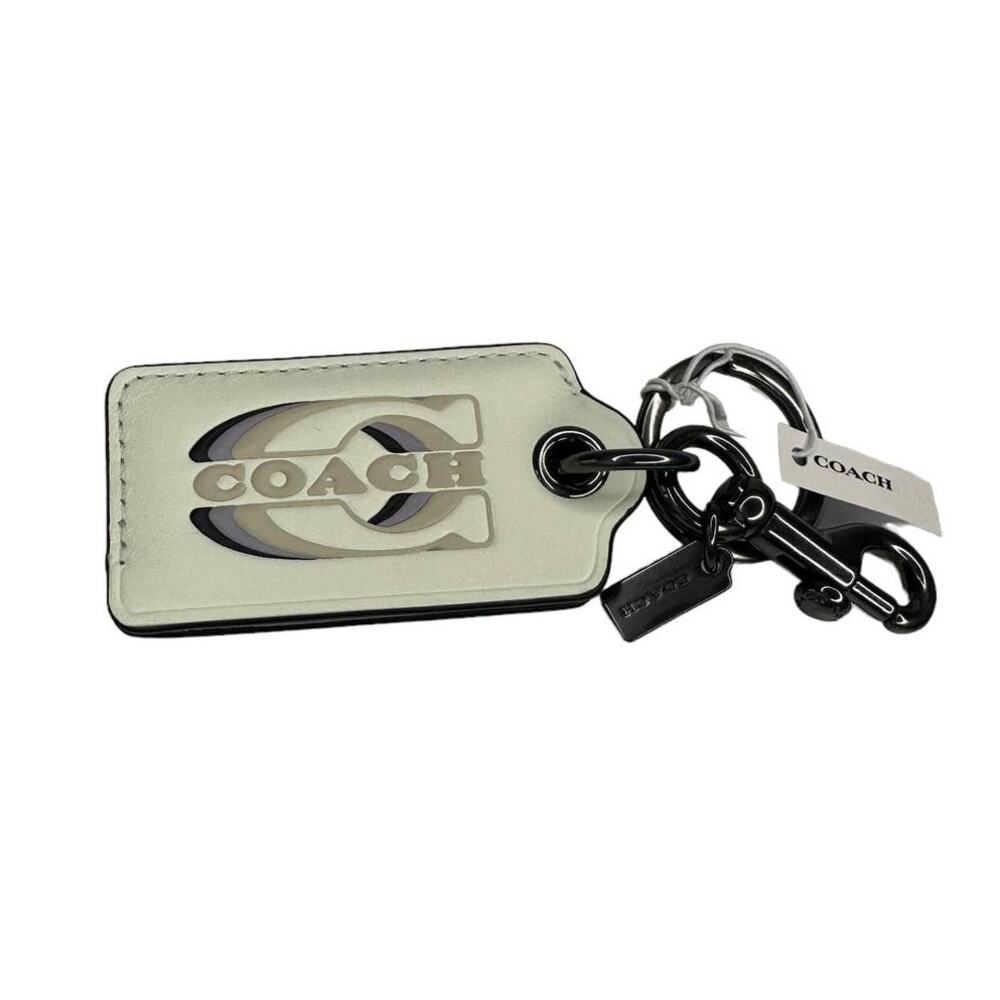 Coach Bottle Opener Key Fob With Coach Stamp Chalk